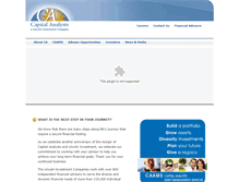 Tablet Screenshot of capitalanalysts.com